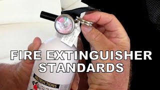 FIRE EXTINGUISHER STANDARDS