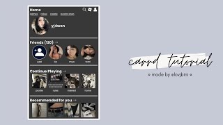 interactive dark (roblox themed) carrd tutorial — © owner