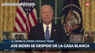 EEUU | JOE BIDEN se despide de la CASA BLANCA