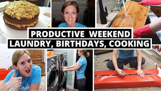 MOM OF 4 *NEW* GET IT ALL DONE PRODUCTIVE WEEKEND | COOK & CLEAN WITH ME 2021