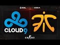 CS:GO - Cloud9 vs. fnatic [Overpass] - ESL ESEA Pro League Finals - Grand Finals Map 3