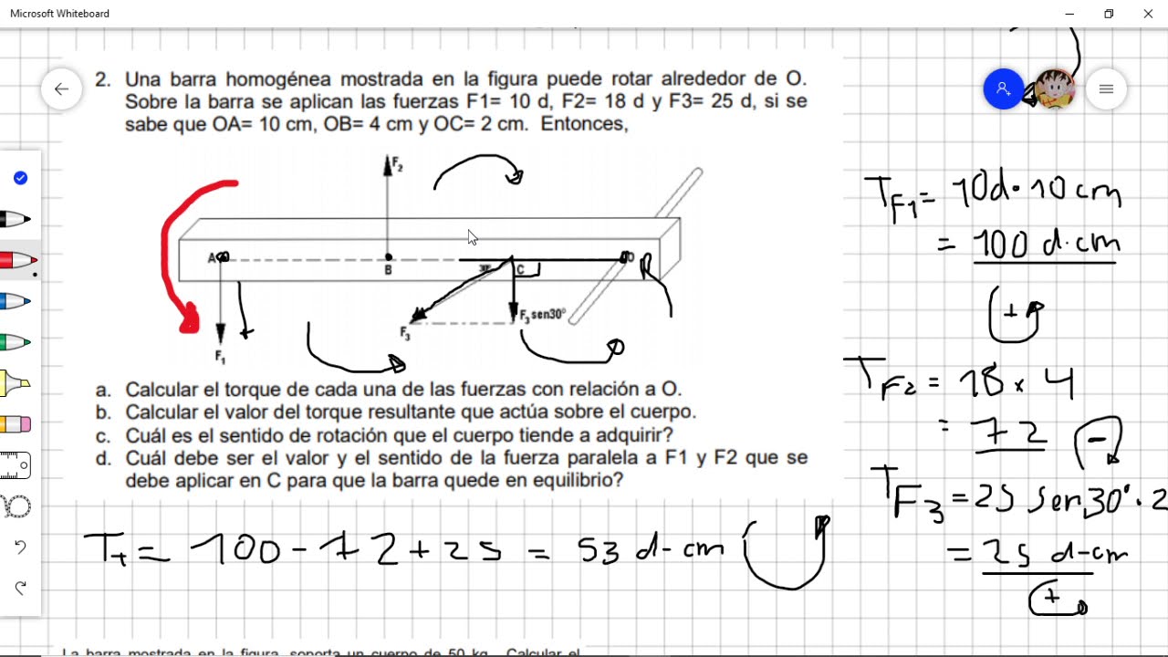 Que Es El Torque -ejercicios Resueltos - YouTube