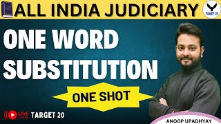 250 One Word Substitution | Anoop Upadhyay | RJS | APO | All India Judiciary | Rajasthan APO