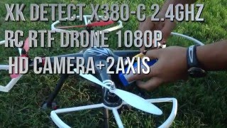 Xk Detect X380-C 2.4GHz RC RTF Drone 1080P HD Camera + 2Axis REVIEW