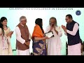 smt. priti sinha receives prestigious national sri sri award for best teacher from east zone