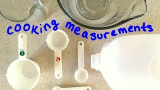 Cooking Measurements: How many. . .Tsp in a Tbsp in a Cup in a Pint in a Quart in a Gallon