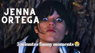 5 minutes of Jenna Ortega's CHAOTIC moments 😂