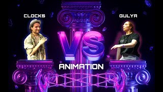 Clocks vs Gulya Final animation dance battle on Back to the future battle 2024