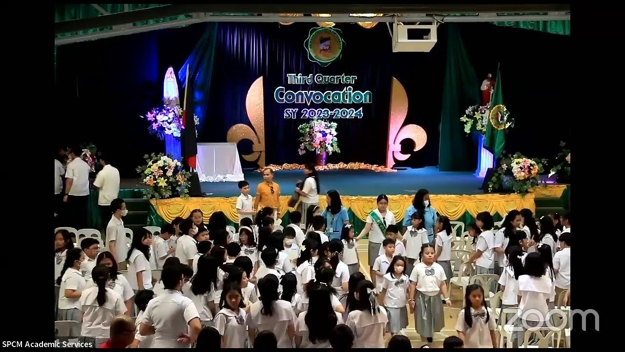 3rd Quarter Convocation Youtube
