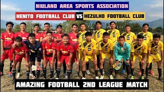 Football 2nd match || Henito football club 🆚 Hezulho football club at Niuland town local ground