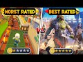 Playing the Worst Rated Games VS Best Rated Games...