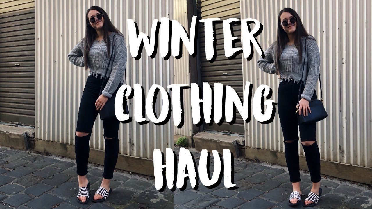 Winter Try On Clothing Haul Youtube