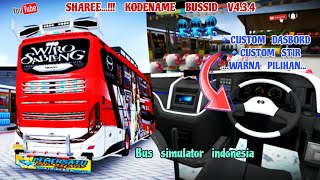 KODENAME JETBUS 3 CUSTOM DASBORD \u0026 STIR Warna Pilihan BUSSID V4.3.4 mix panglimacreator