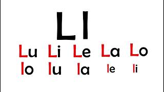 Aprendamos a leer Ll/Letras en español/ Niños y extranjeros/Aprende fácil y rápido a leer/