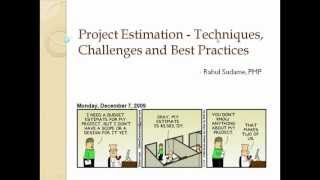 Introduction - Project Estimation -- Techniques, Challenges and Best Practices