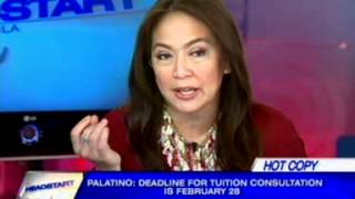 [ANC Headstart] Kabataan Partylist Rep. Mon Palatino on tuition hikes, school violence 1/2