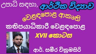 Market Structures| Oligopoly Market| Part XVII | කතිපයාධිකාරී වෙළඳපොළ| වෙළඳපොළ ආකෘති|