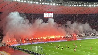 Pyroshow Union Berlin fans against KuPS || Union Berlin vs KuPS (26/08/2021)