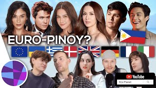 Europeans Guess Filipino-European Celebs: Marian Rivera, Bea Alonzo, Pia Wurtzbach! | EL's Planet