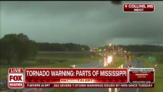 Watch: Traffic Cam Captures Ominous Storm Video In Mississippi