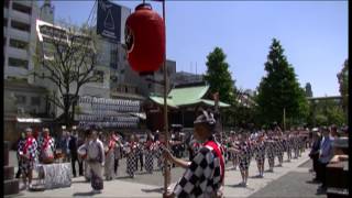 第249回浅草神社（三社様）かっぽれ奉納　「江戸芸かっぽれ　櫻川ぴん助社中」