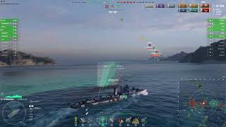 World of WarShips Monaghan - 6 Kills 159K Damage