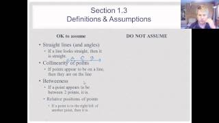 Section 1.3 - Definitions and Assumptions