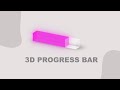3D Progress Bar using CSS Only