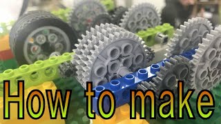 【How to make】4段変速トランスミッション[WEDO2.0/LEGO/45300]