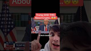 Trump SAID THIS About Crypto..😨😨