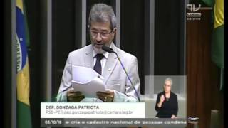 Dep. Gonzaga Patriota (PSB-PE) destaca eleição de candidatos do PSB em Pernambuco