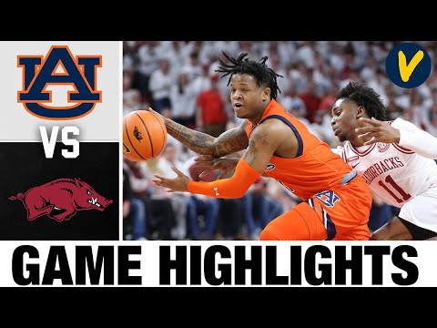 #1 Auburn Vs Arkansas Highlights | 2022 College Basketball Highlights ...