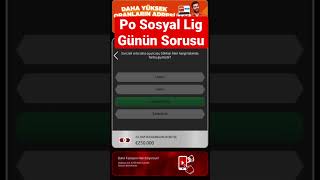 Po Sosyal Lig Günün Sorusu #pososyallig #petrolofisisosyallig #sosyallig #sosyalligkadro #futbol