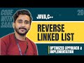 LeetCode REVERSE LINKED LIST Solution Explained | Java | C++ | LeetCode 206 | Saad Aslam