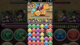 【パズドラ】第45回チャレンジダンジョン　レベル7　固定チーム