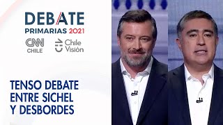 Tenso debate entre Sebastián Sichel y Mario Desbordes sobre quién es el candidato de La Moneda