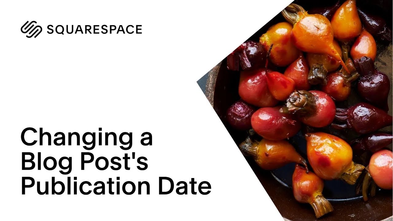 Changing A Blog Post S Publication Date Squarespace 7 0 Youtube