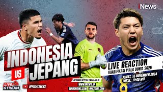 INDONESIA VS JEPANG I AFC Asian Qualifier | Kualifikasi Piala Dunia 2026 - Live Reaction