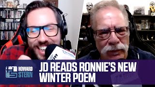 Ronnie Updates His “Winter” Poem and JD Cracks Up While Reading It