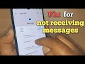 fix for not receiving messages | solution for messages not received on android phone