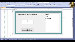 Beginners C# Array Tutorial