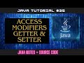 Access Modifiers Getter & Setters In Java How Its Work Programming Tutorial