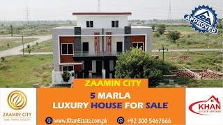 5 MARLA LUXURY HOUSE FOR SALE IN ZAAMIN CITY LAHORE