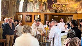 Jan 19 2024 Освящение воды, Blessing of water, Во Иордане…Крещение Господне, Nyack, NY