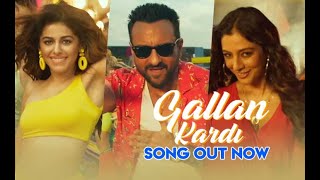 Gallan Kardi -Jawaani Jaaneman-Saif Ali khan-Full Song-2020