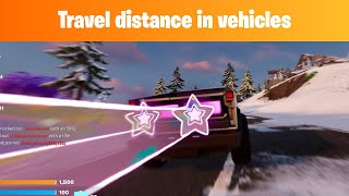 Fortnite วิธีทำ Travel distance in vehicles Week 5