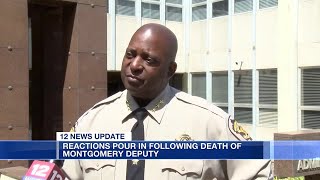 Reactions pour in following death of Montgomery deputy