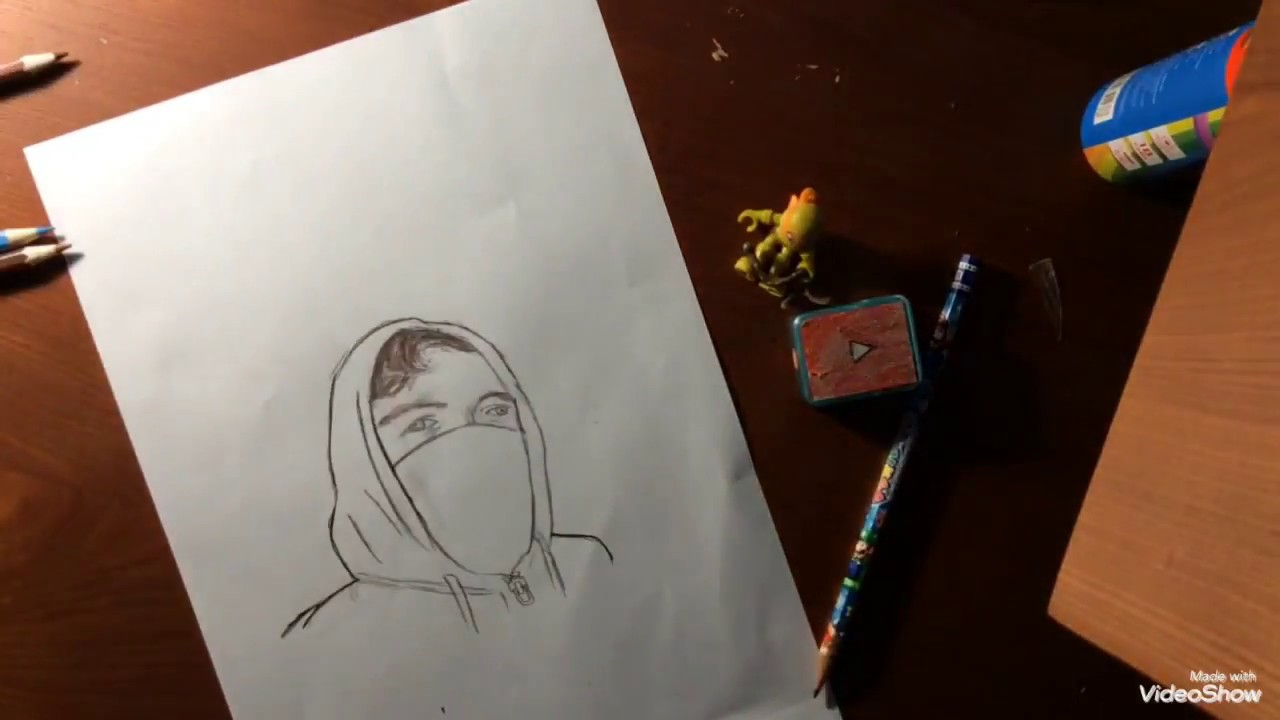 How To Draw ALAN WALKER - YouTube