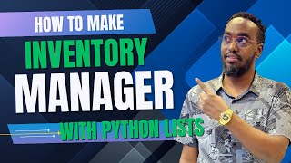 Python Inventory Manager Using Lists | Retail Stock System Tutorial