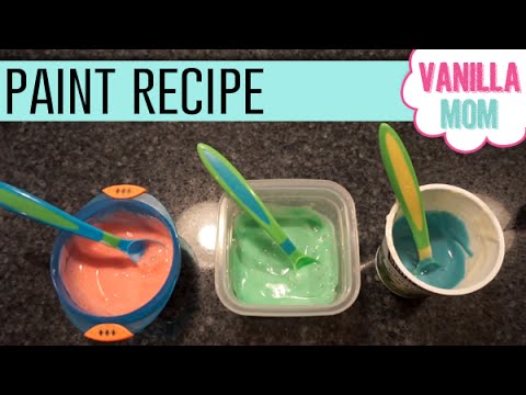 DIY Edible Finger Paints Recipe For Babies & Children | Safe, Non-toxic DIY Edible Finger Paints Recipe For Babies & Children | Safe, Non-toxic